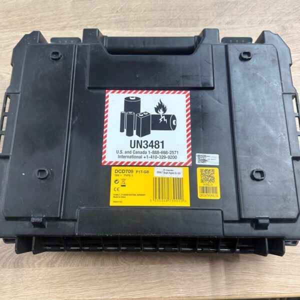 DeWalt DCD709P1T XR Brushless Carry Case Empty Genuine Original Toolbox Only