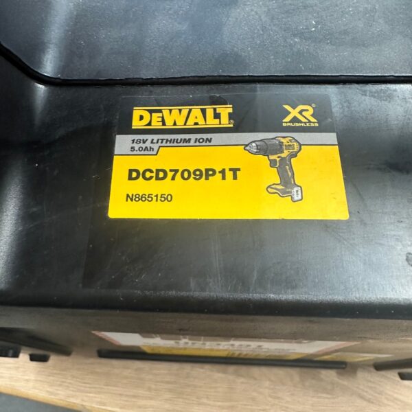 DeWalt DCD709P1T XR Brushless Carry Case Empty Genuine Original Toolbox Only