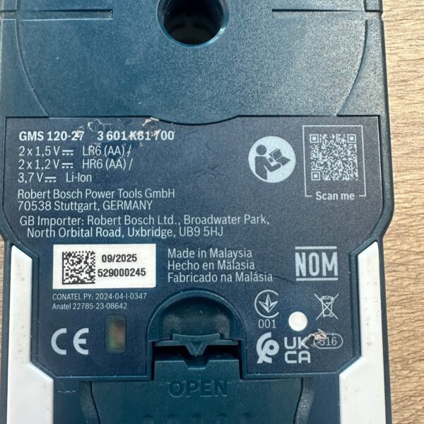 Bosch GMS 120-27 Professional Wall Scanner Stud Detector Metal Wire Finder