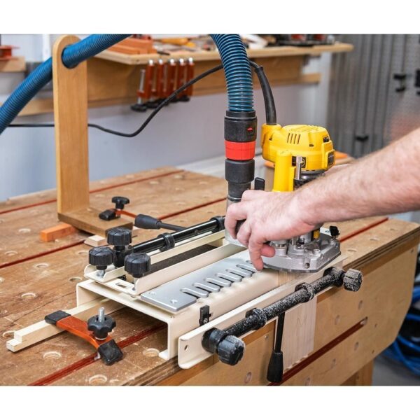 Axcaliber Dovetail Jig Woodworking Joint Jig 1/2 Template Adjustable Clamp