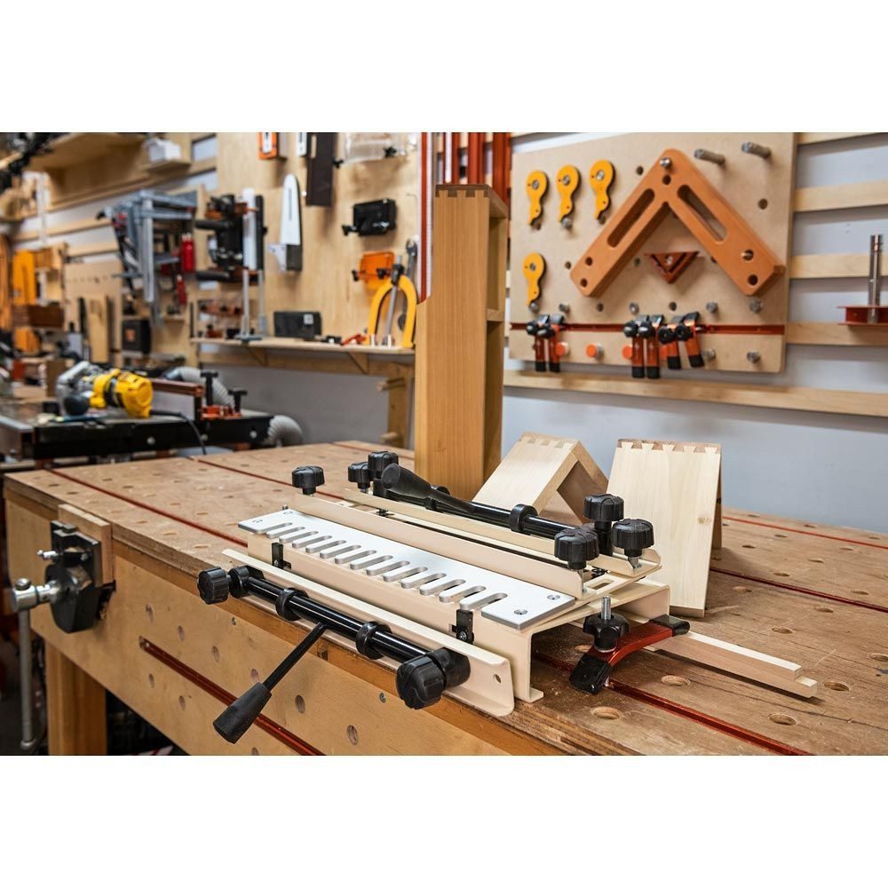 Axcaliber Dovetail Jig Woodworking Joint Jig 1/2 Template Adjustable Clamp - Image 6