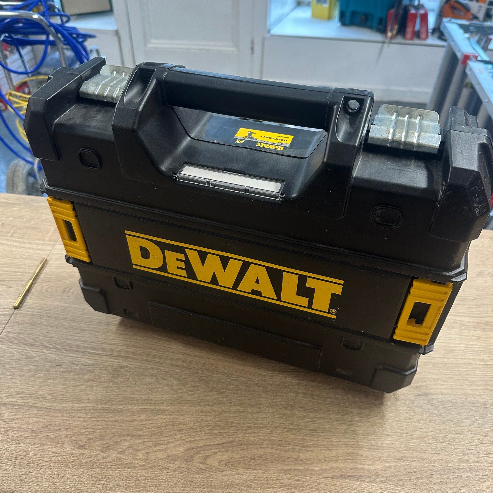 DeWalt DCD709P1T XR Brushless Carry Case Empty Genuine Original Toolbox Only - Image 8