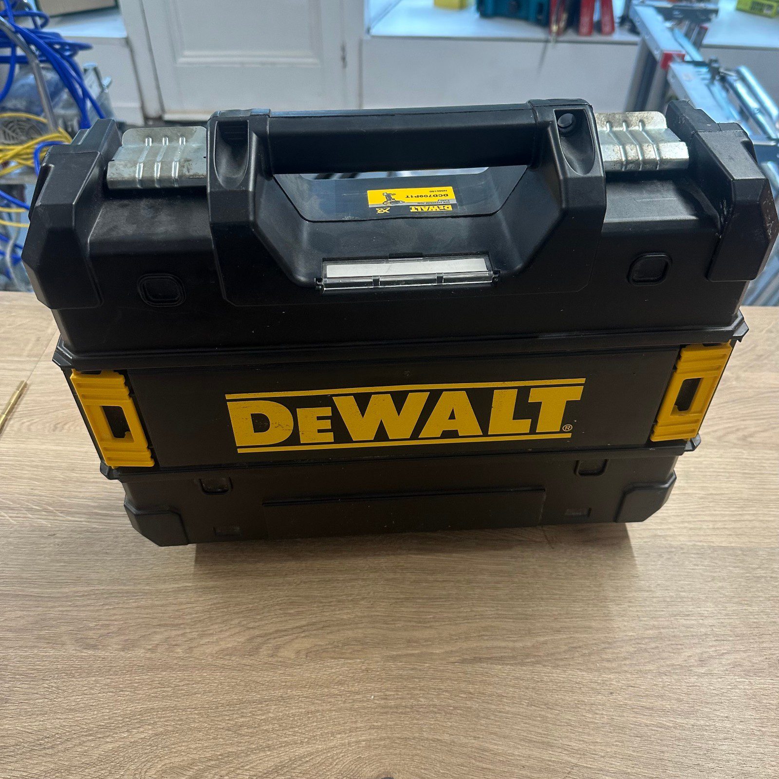 DeWalt DCD709P1T XR Brushless Carry Case Empty Genuine Original Toolbox Only - Image 14