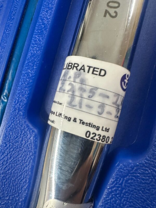 Laser 2002 Torque Wrench 1/2" Drive 10-150 ft-lb with Case Used Tool Set