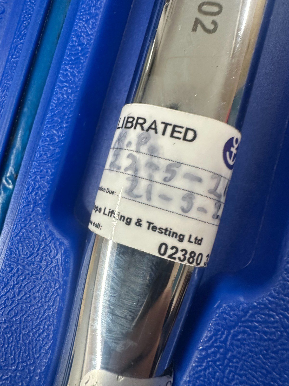 Laser 2002 Torque Wrench 1/2" Drive 10-150 ft-lb with Case Used Tool Set - Image 5