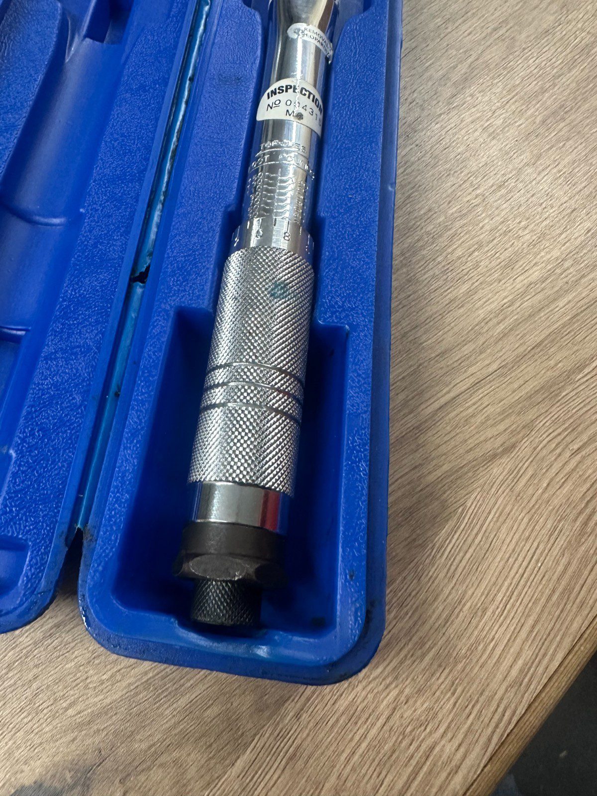 Laser 2002 Torque Wrench 1/2" Drive 10-150 ft-lb with Case Used Tool Set - Image 6