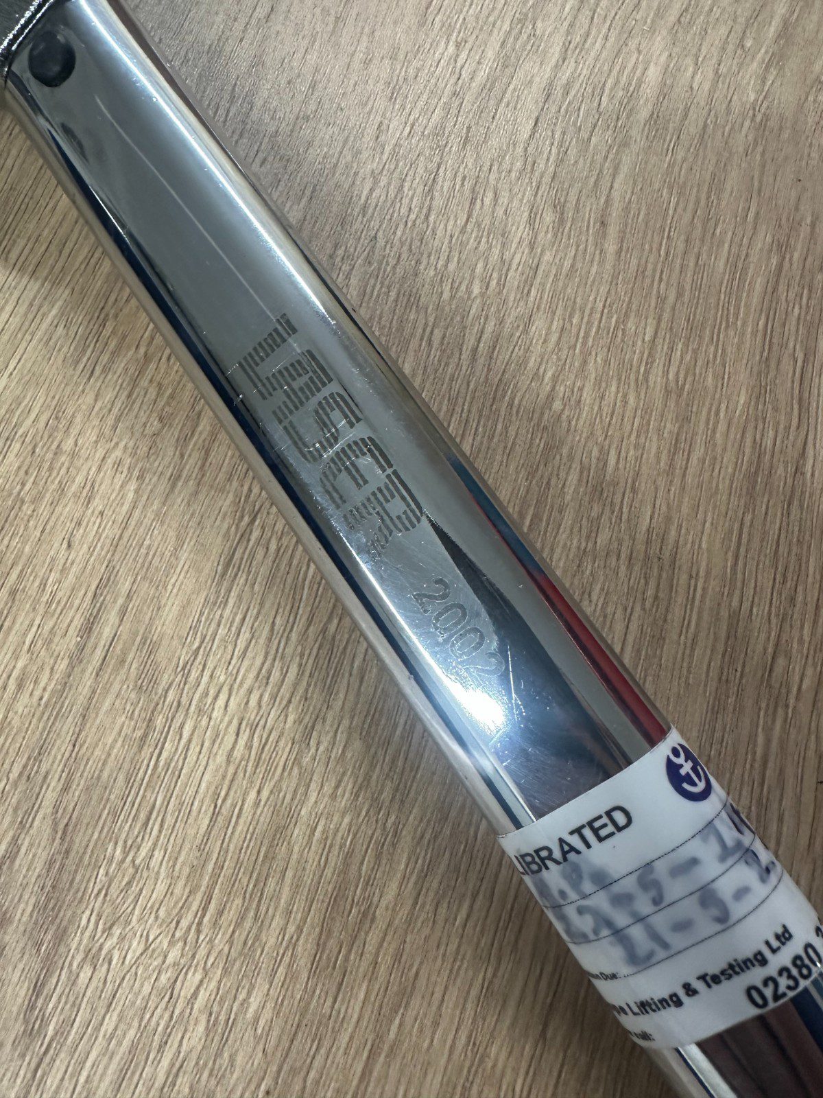 Laser 2002 Torque Wrench 1/2" Drive 10-150 ft-lb with Case Used Tool Set - Image 7