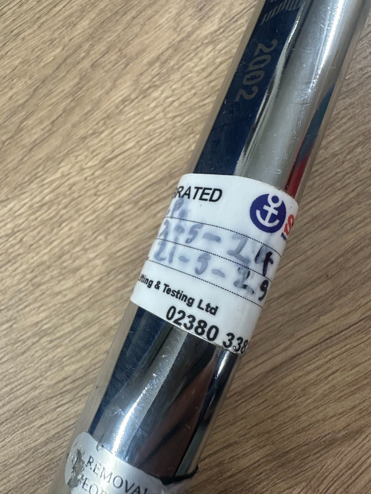 Laser 2002 Torque Wrench 1/2" Drive 10-150 ft-lb with Case Used Tool Set - Image 12