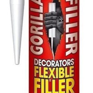151 Gorilla Decorators Flexible Filler White 280ml Crack Gap Sealant