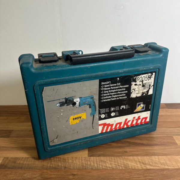 Makita HP2050F Hammer Drill 110V 720W 2 Speed Keyed Chuck With Case Handle