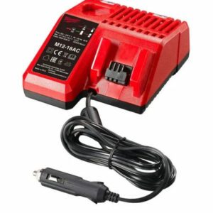 Milwaukee M12-18AC Car Charger M12 M18 Battery Charger 12V Vehicle Adapter