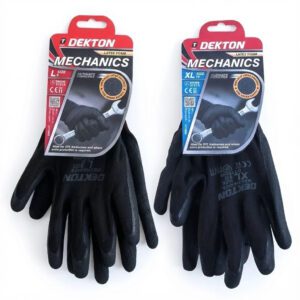 Dekton Mechanics Pu Latex Foam Coated Work Gloves High Grip Glove L/XL Sizes