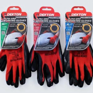 Dekton Nitrile Coated Work Working Gloves High Ultra Grip Glove M L XL
