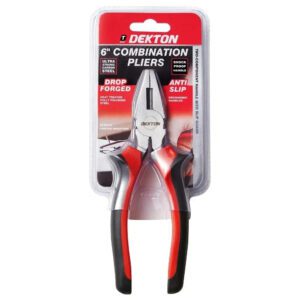 Dekton 6 Inch Combination Pliers Drop Forged Anti Slip Handle DIY Tool