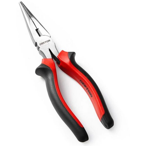 Dekton 8-Inch Long Lace Pliers Carbon Steel Shockproof Heat Treated Slip