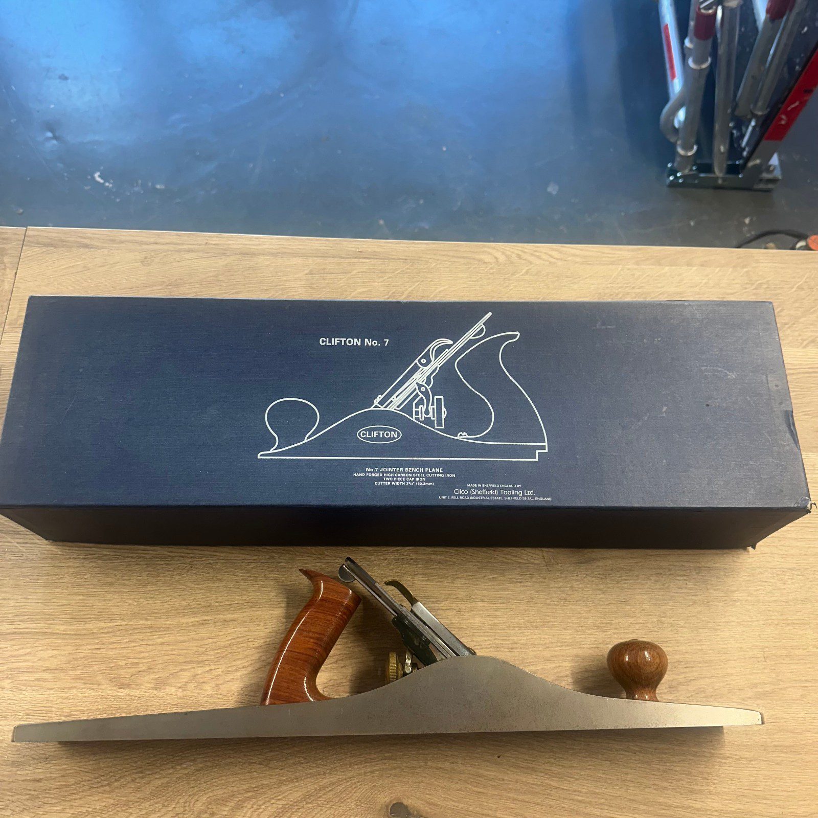 Clifton No 7 Jointer Bench Plane Woodworking Hand Plane Sheffield Tool - Image 1
