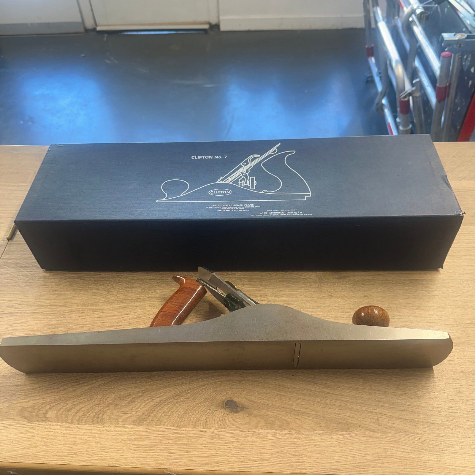 Clifton No 7 Jointer Bench Plane Woodworking Hand Plane Sheffield Tool - Image 3