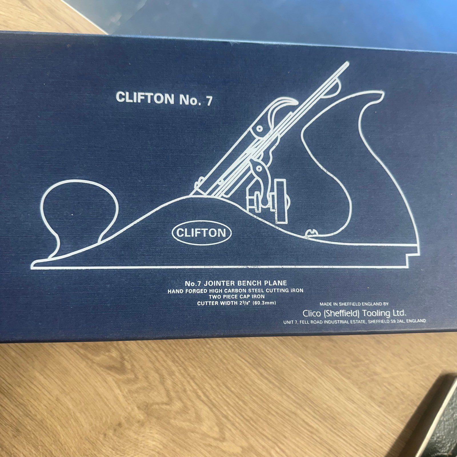 Clifton No 7 Jointer Bench Plane Woodworking Hand Plane Sheffield Tool - Image 19