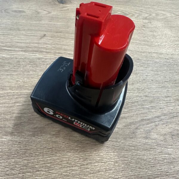 Milwaukee M12B6 12V 6.0Ah Red Lithium Battery Used Genuine