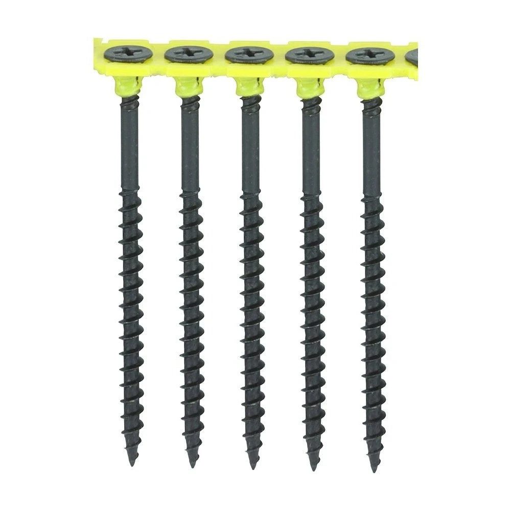 TIMco Coarse Thread Collated Drywall Screws 3.5 x 50 Black Phosphate Boxed - Image 5