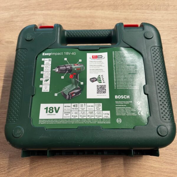 Bosch EasyImpact 18V-40 Cordless Combi Drill With Case Used Body Only