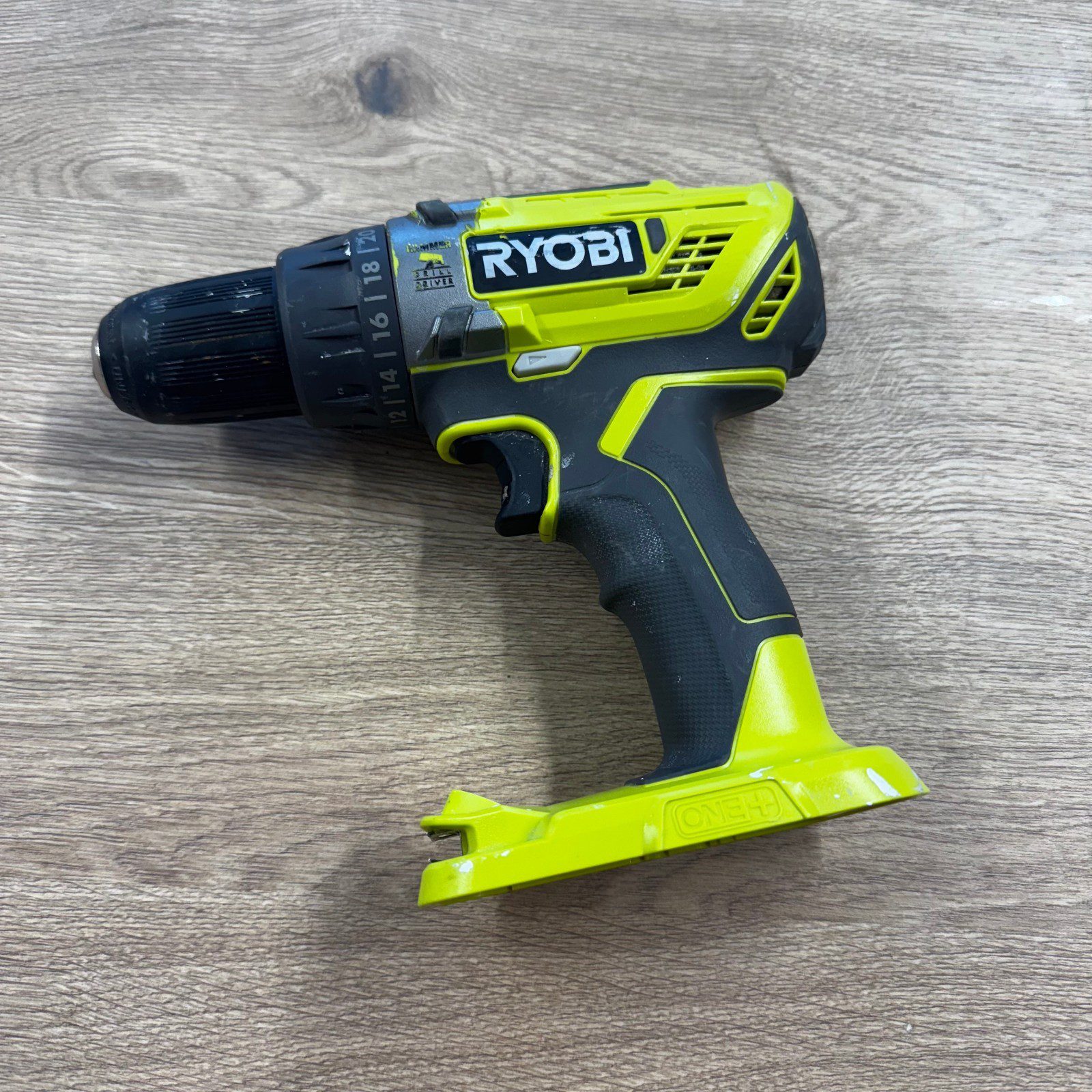 Ryobi R18PD3 18V ONE+ Cordless Hammer Drill Driver Body Only Used Combi Drill - Image 2