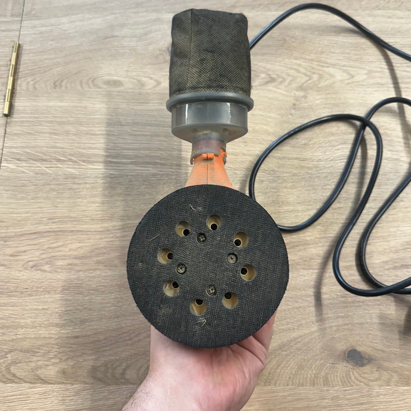 Black+Decker BDERO600 Used Random Orbital Sander Electric Palm Sander With Dust - Image 6