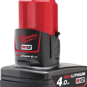 Milwaukee M12B4 4.0Ah Battery M12 RedLithium Li-Ion Genuine