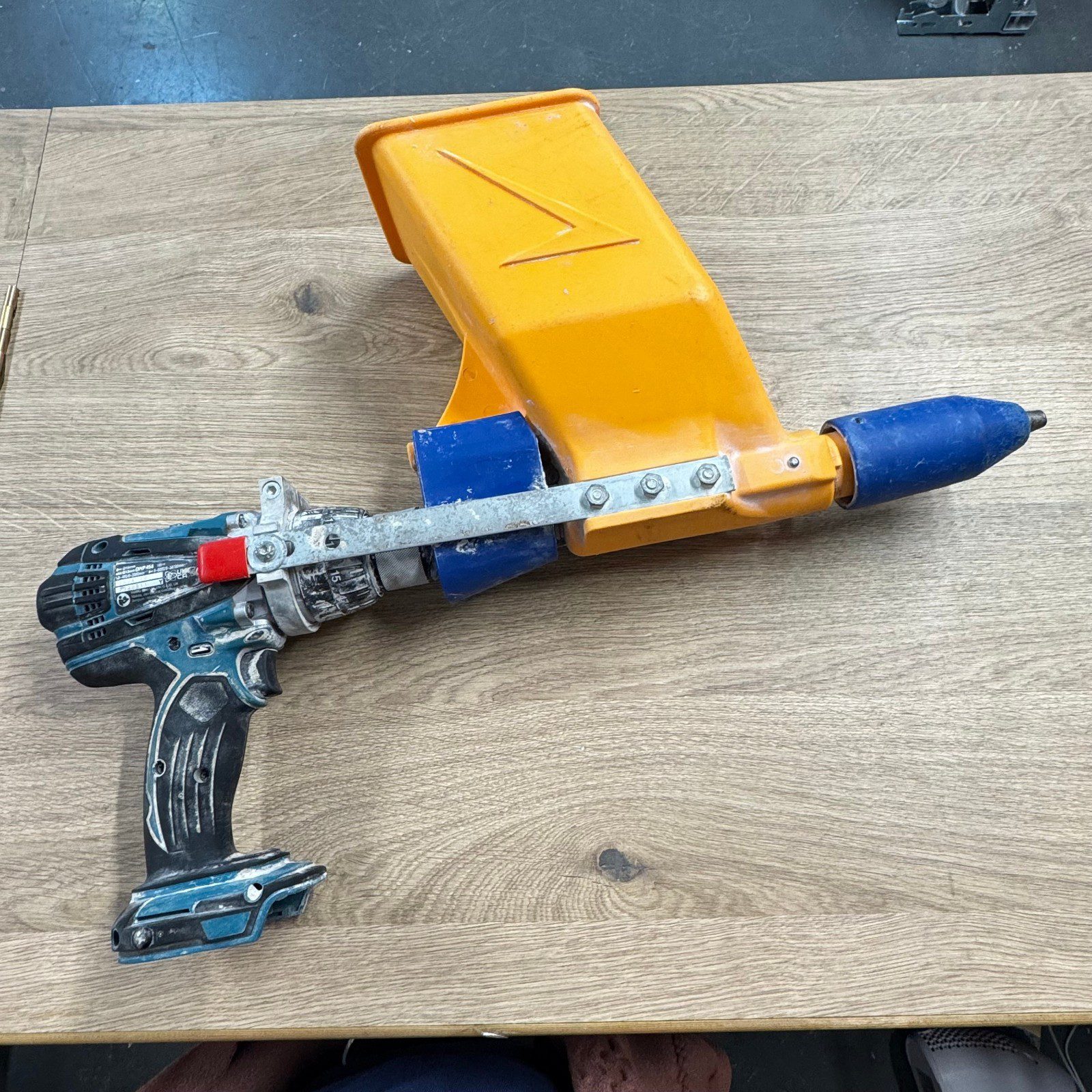 Quikpoint Mortar Gun Drill Attachment Brick Pointing Tool With Makita Drill - Image 12