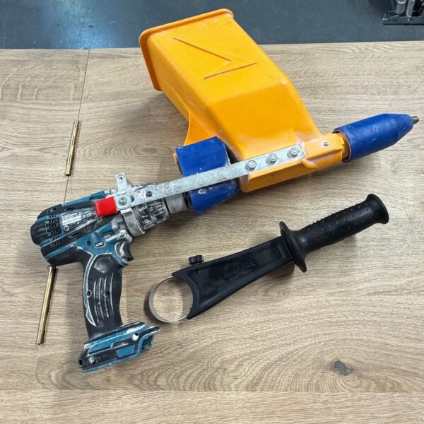 Quikpoint Mortar Gun Drill Attachment Brick Pointing Tool With Makita Drill