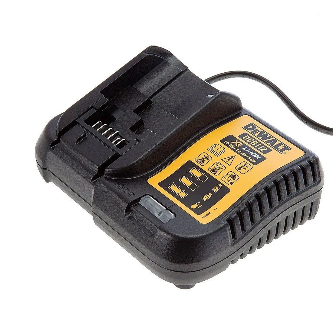 DeWalt DCB112 Battery Charger 10.8V 12V 18V XR Li-Ion Compact Charger Unit - Image 2