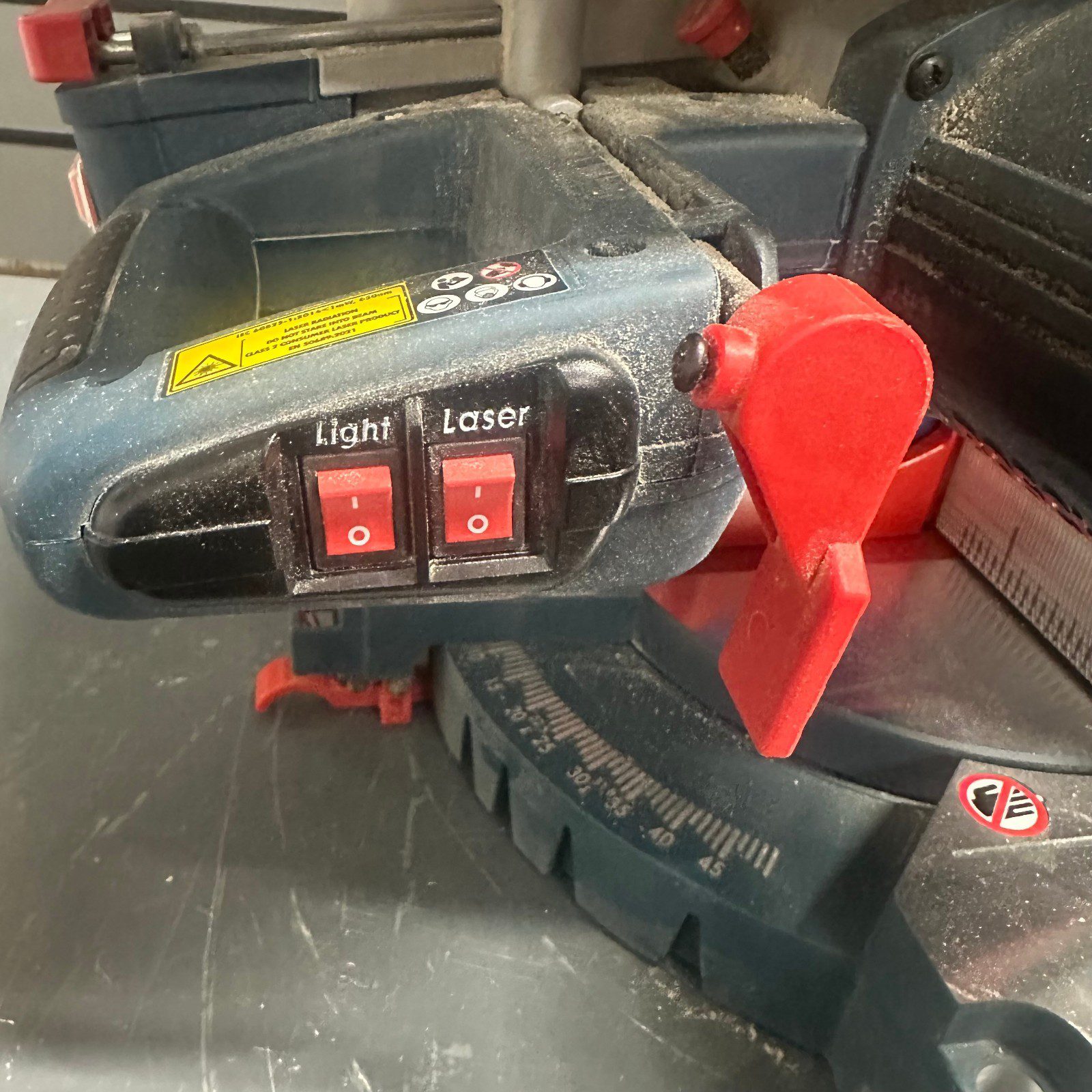 Bosch GTM 12 JL 305mm Combination Mitre Table Saw 240V 1800W Used Tool - Image 15