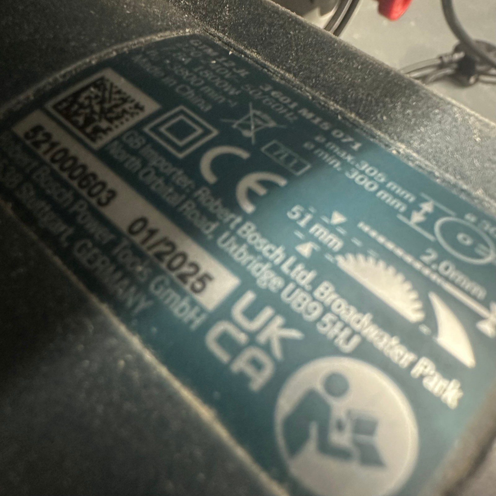 Bosch GTM 12 JL 305mm Combination Mitre Table Saw 240V 1800W Used Tool - Image 17