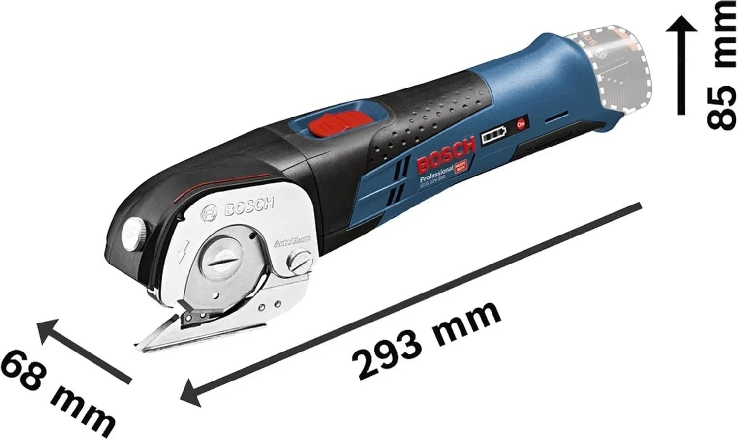Bosch GUS 12V-300 Professional Universal Shear 12V Cordless - Bare Unit - Image 4