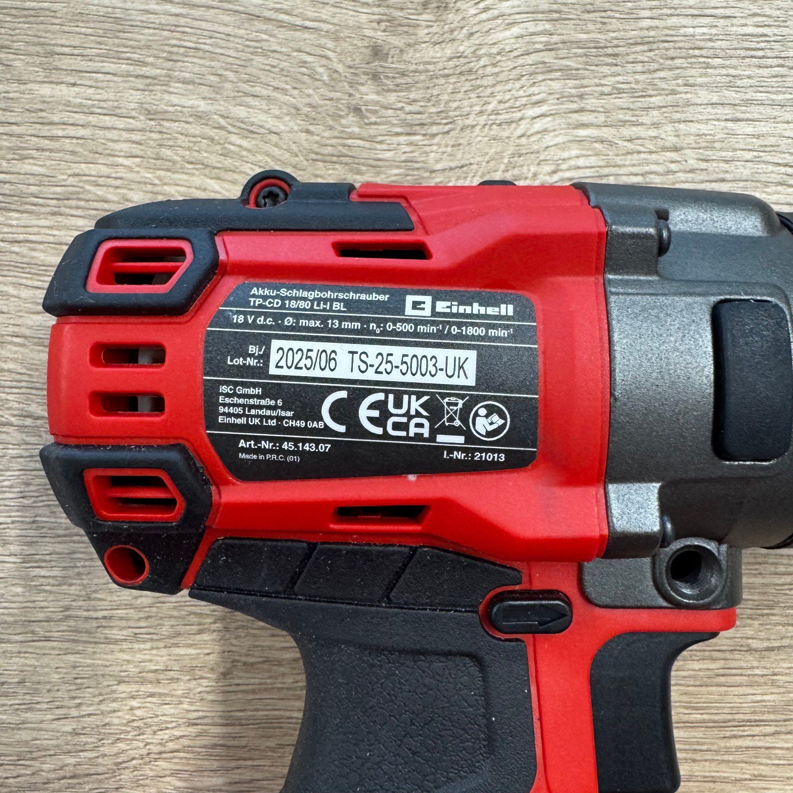 Einhell TP-CD 18/80 Li BL Brushless Combi Drill 18V Body Only Used - Image 13