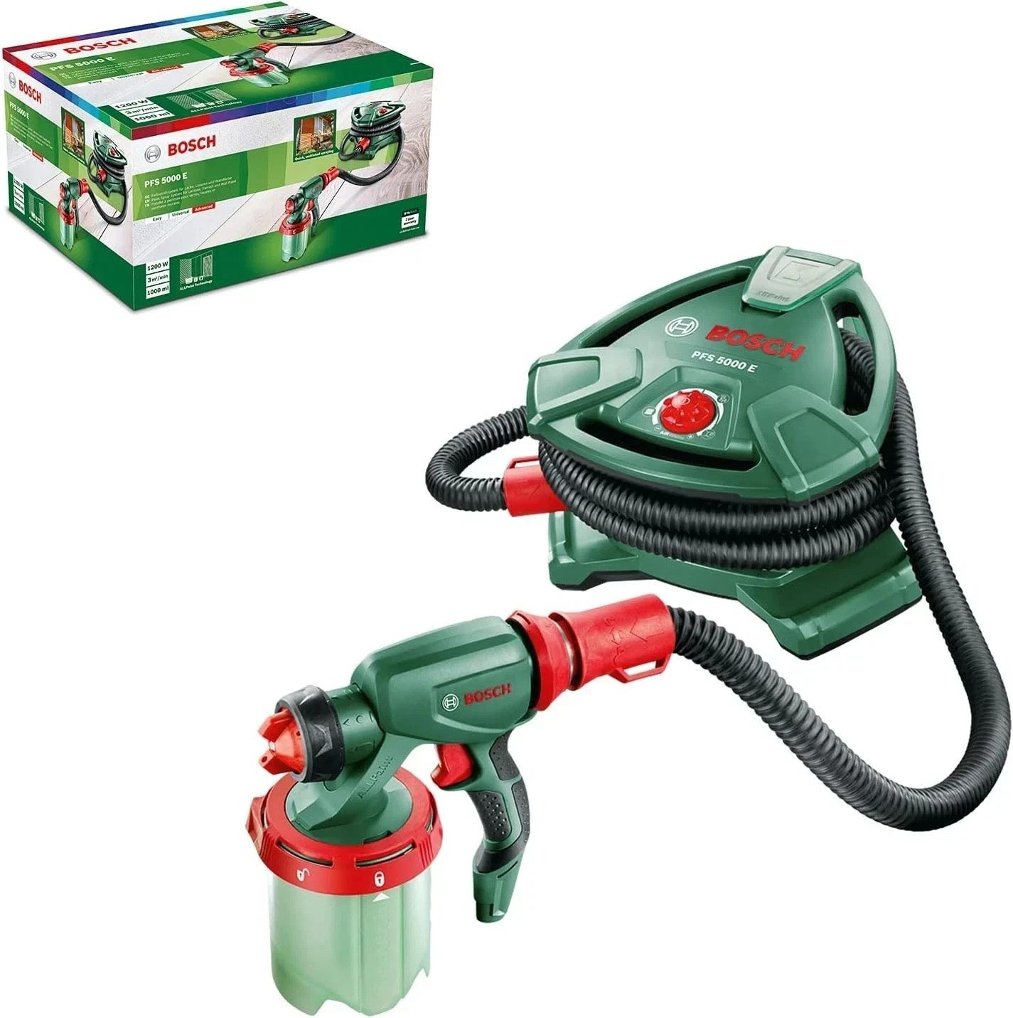 Bosch PFS 5000 E Paint Spray System 1200W Electric HVLP Sprayer 240V - Image 1