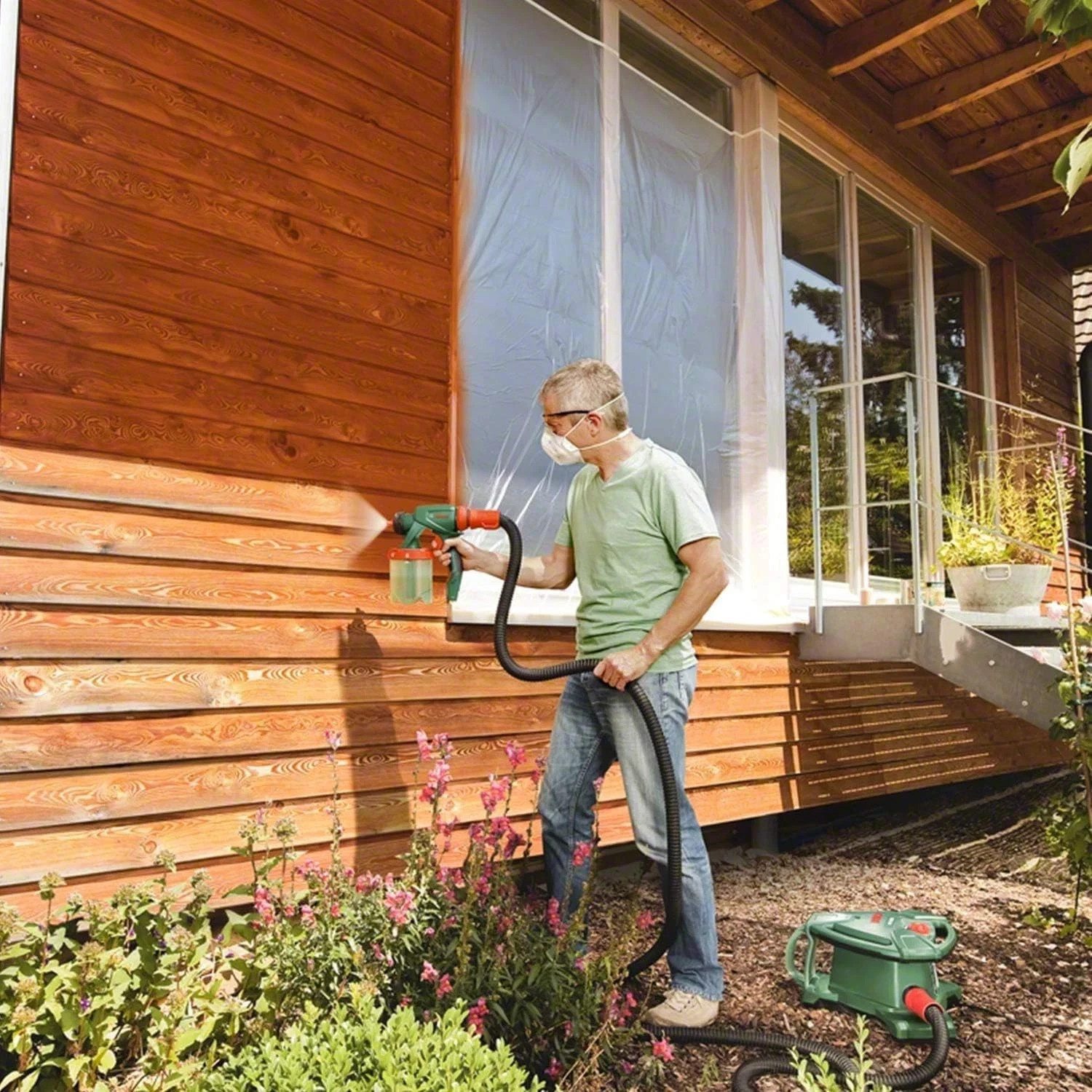 Bosch PFS 5000 E Paint Spray System 1200W Electric HVLP Sprayer 240V - Image 3