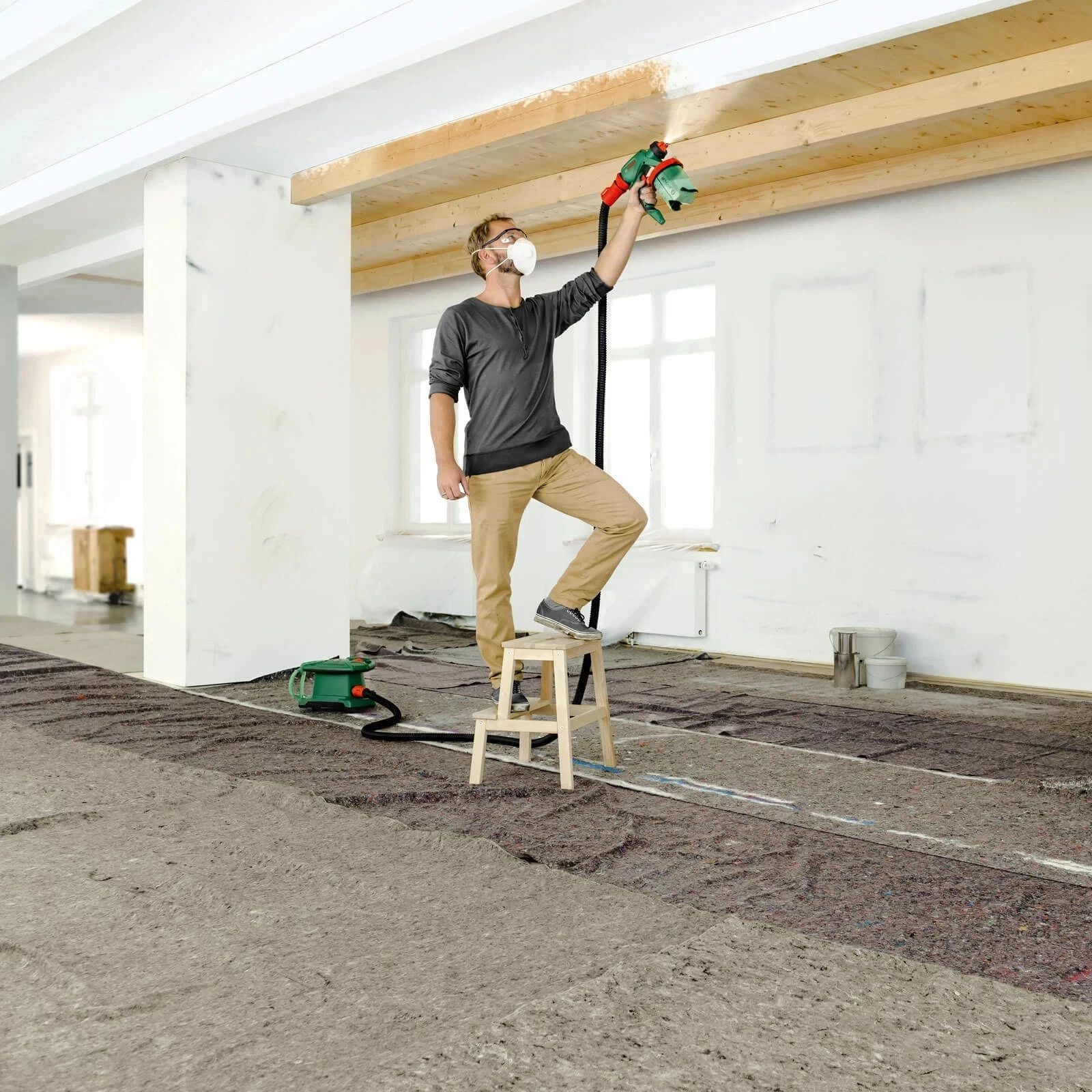 Bosch PFS 5000 E Paint Spray System 1200W Electric HVLP Sprayer 240V - Image 8