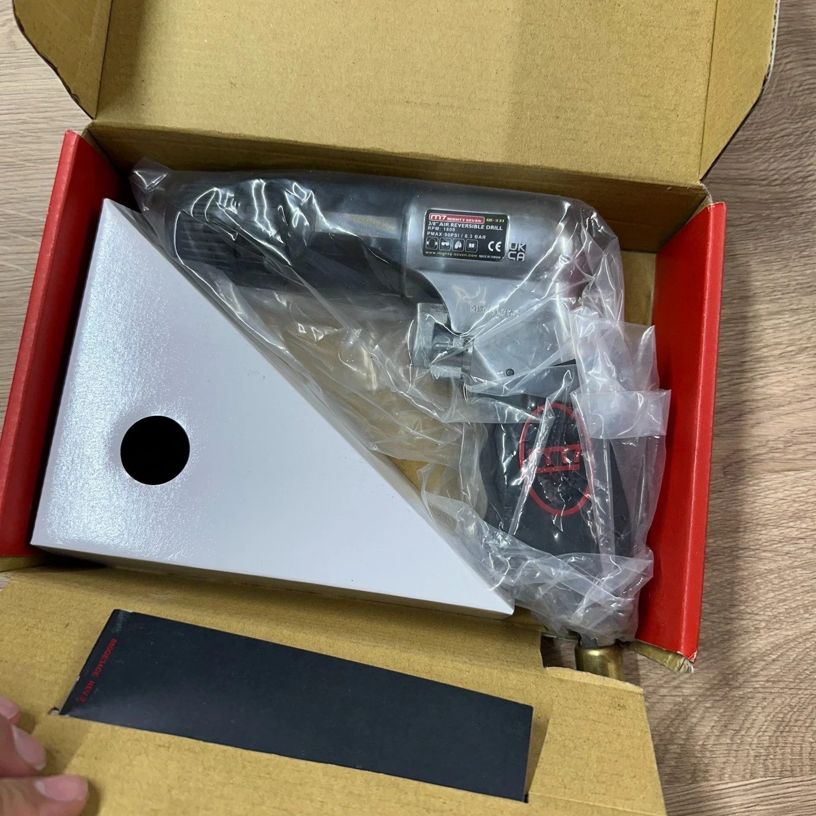 Mighty 7 3/8” 10mm Air Drill QE-331/332 M7 Professional Quality Mighty Seven - Image 9