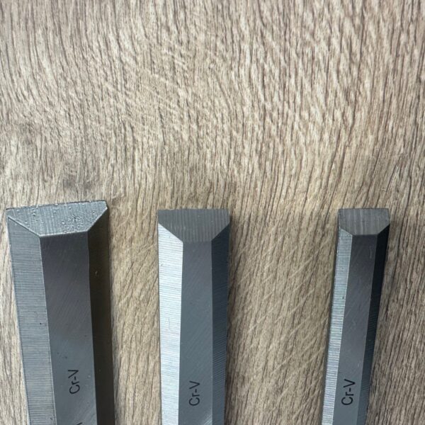 Magnusson Wood Chisel Set 12mm 18mm 25mm With Storage Pouch Used