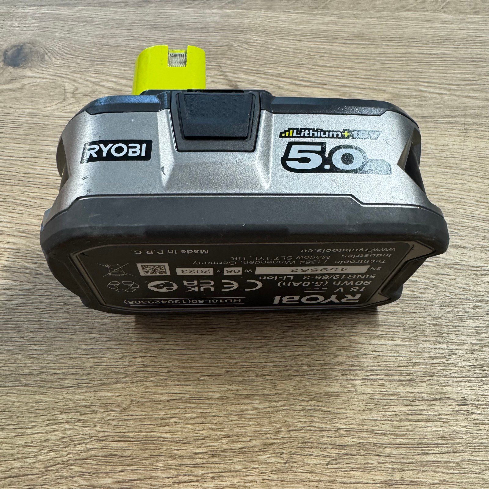 Ryobi RB18L50 18V 5.0Ah Lithium+ Battery Used ONE+ Li-Ion Battery Pack - Image 2