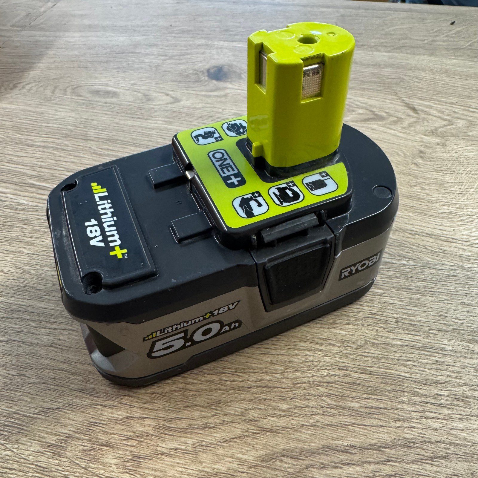Ryobi RB18L50 18V 5.0Ah Lithium+ Battery Used ONE+ Li-Ion Battery Pack - Image 5