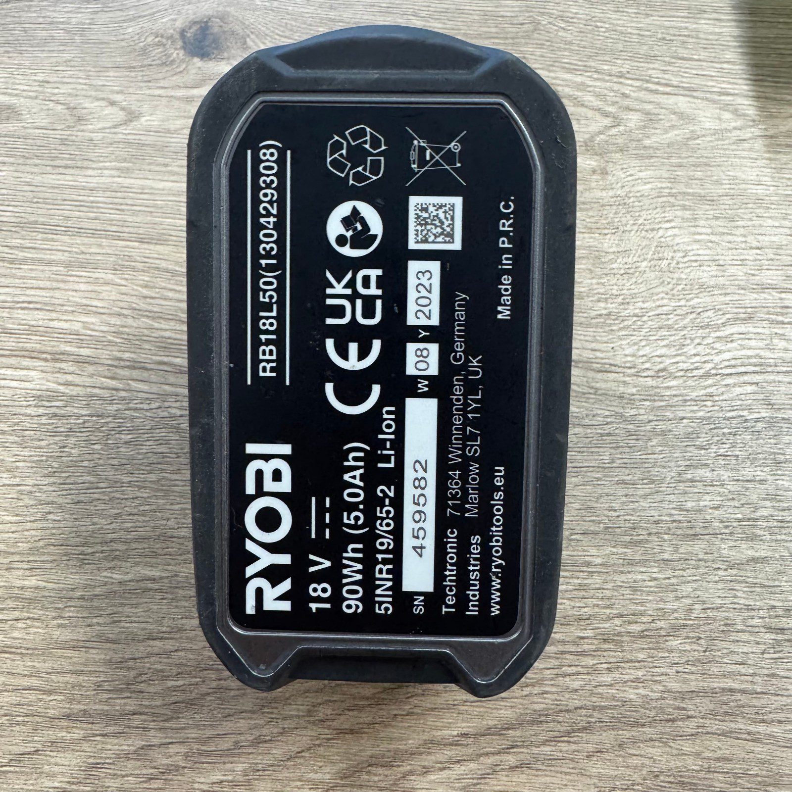 Ryobi RB18L50 18V 5.0Ah Lithium+ Battery Used ONE+ Li-Ion Battery Pack - Image 12