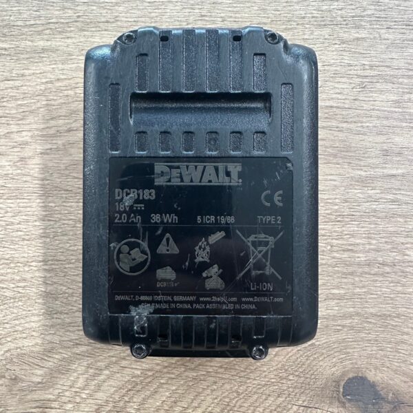 DeWalt DCB183 18V XR 2.0Ah Li-Ion Battery Used Genuine