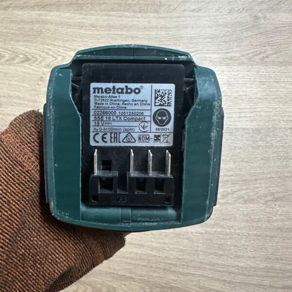 Metabo SSE 18 LTX Compact 18V Cordless Reciprocating Saw Body Only