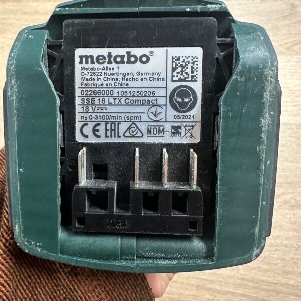 Metabo SSE 18 LTX Compact 18V Cordless Reciprocating Saw Body Only