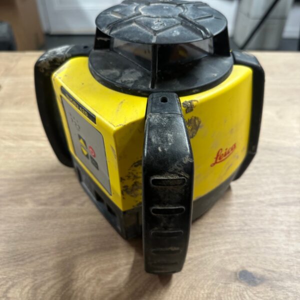 Leica Rugby 620 Rotary Laser Level Kit Rod Eye 160 Receiver Construction Tool