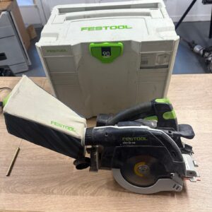 Festool HKC 55 EB Cordless Circular Saw With Systainer Dust Bag Used Working