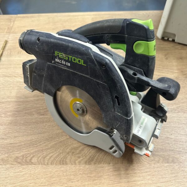 Festool HKC 55 EB Cordless Circular Saw With Systainer Dust Bag Used Working
