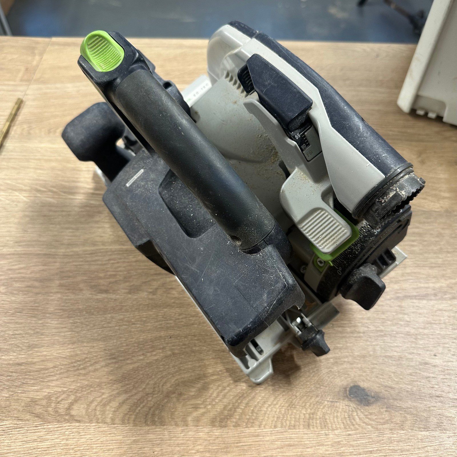 Festool HKC 55 EB Cordless Circular Saw With Systainer Dust Bag Used Working - Image 10